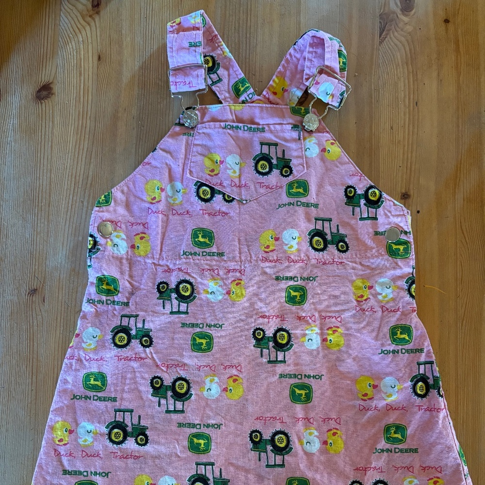John Deere Girls Dress Overall - Size 4/5T